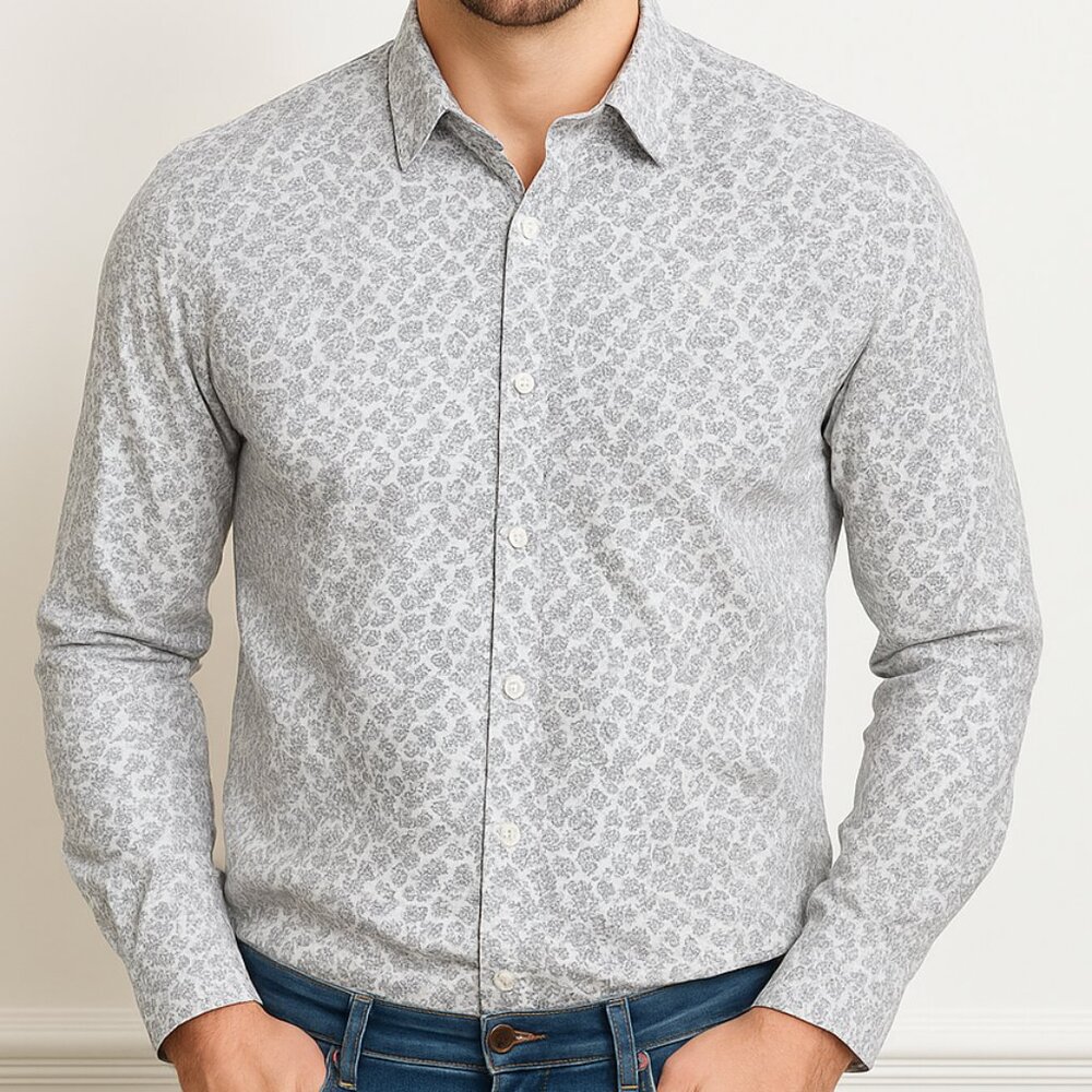 American Eagle Seriously Soft L/S Shirt Men's Sz L Novelty Dice Graphic Cotton